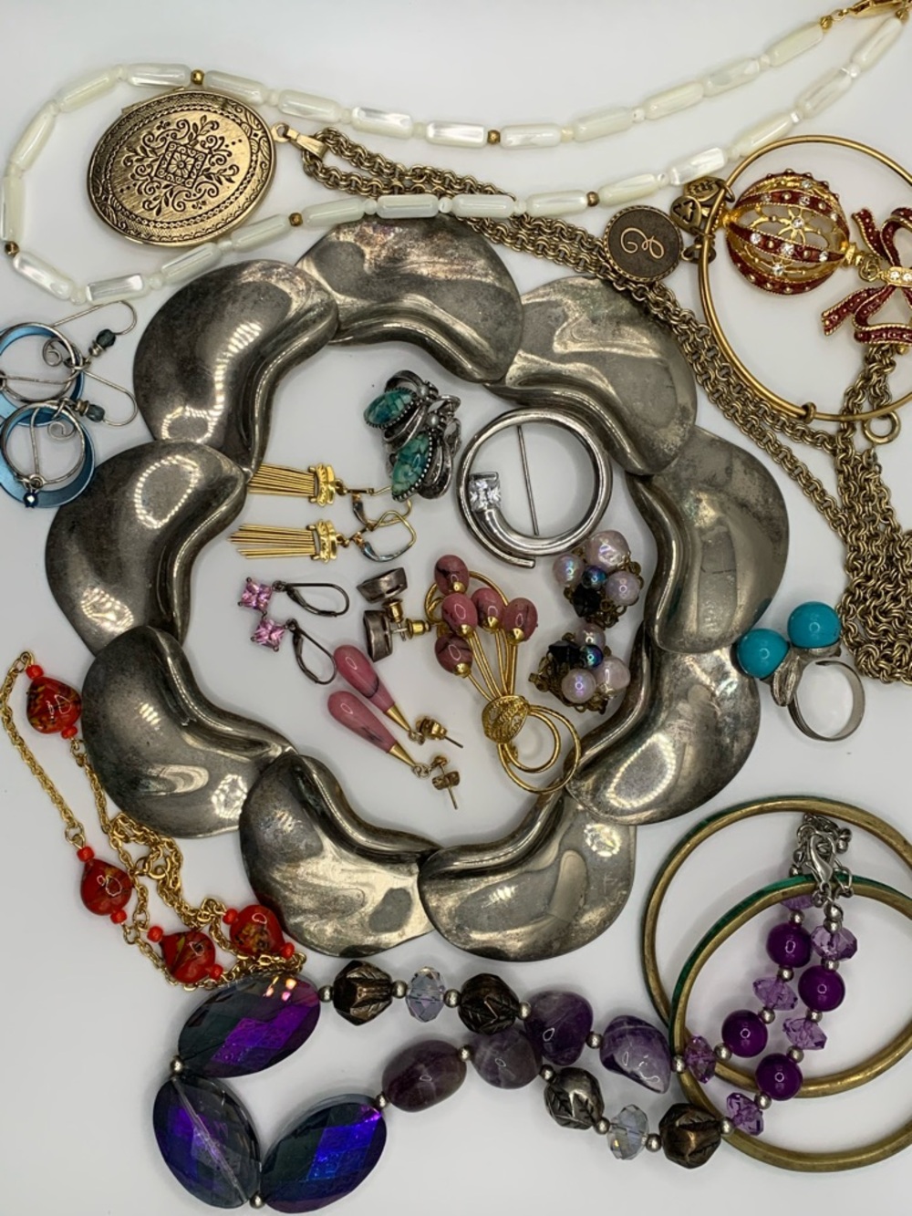 Vintage Jewelry Lot Sterling Silver, Sarah Coventry - Picture 2 of 13